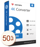 AnyMP4 4K Converter Rabatt Gutschein-Code