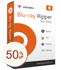 AnyMP4 Blu-ray Ripper für Mac Rabatt Gutschein-Code