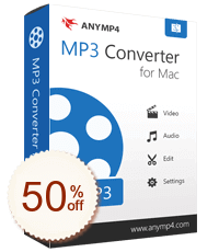 AnyMP4 MP3 Converter for Mac Rabatt Gutschein-Code
