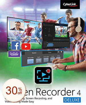 CyberLink Screen Recorder Discount Coupon