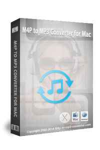 M4P to MP3 Converter for Mac Boxshot
