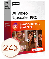 Nero AI Video Upscaler Pro Rabatt Gutschein-Code