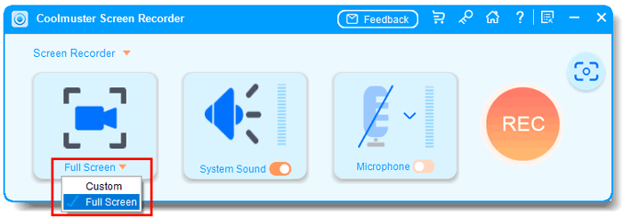 Coolmuster Screen Recorder Screenshot