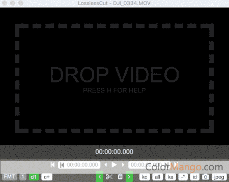 LosslessCut Screenshot