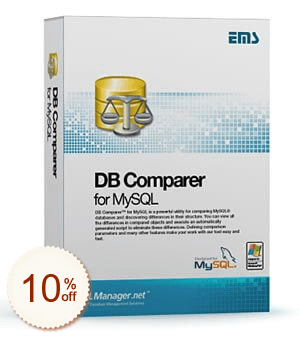EMS DB Comparer for MySQL Up to 20% OFF Cross-Sell Discount