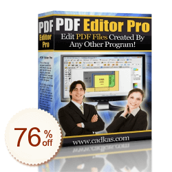 CAD-KAS PDF Editor Rabatt Gutschein-Code