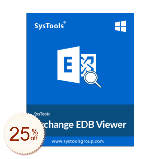 SysTools Exchange EDB Viewer Pro Discount Coupon Code