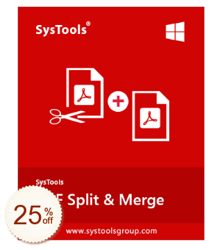 SysTools PDF Split & Merge Discount Coupon