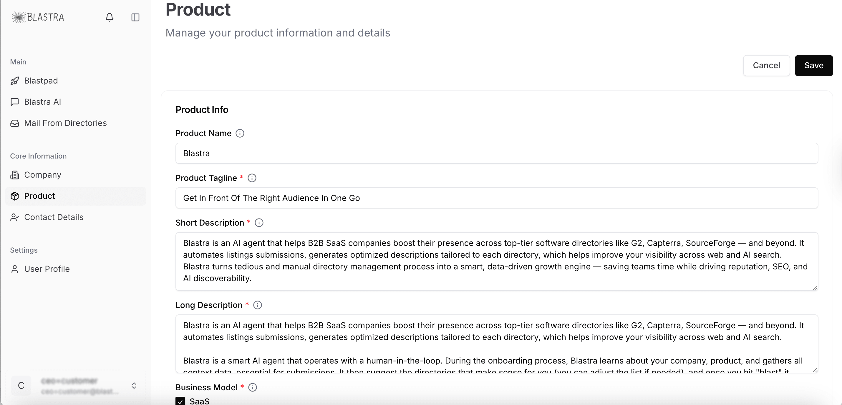 Blastra Screenshot