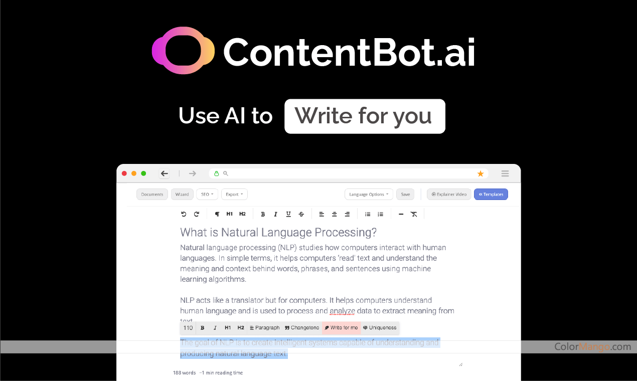 ContentBot Screenshot