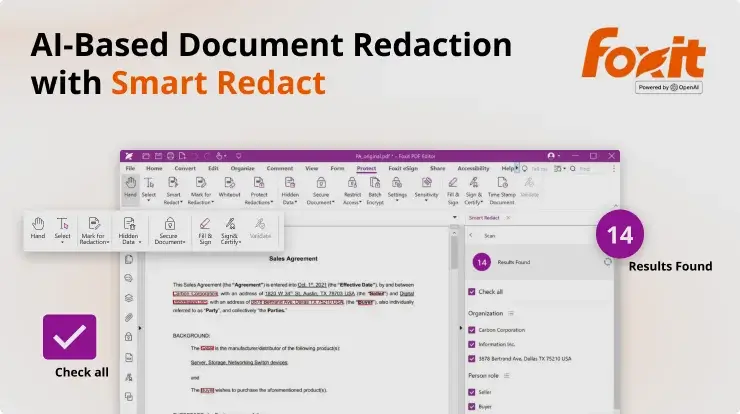 Foxit PDF Editor Screenshot