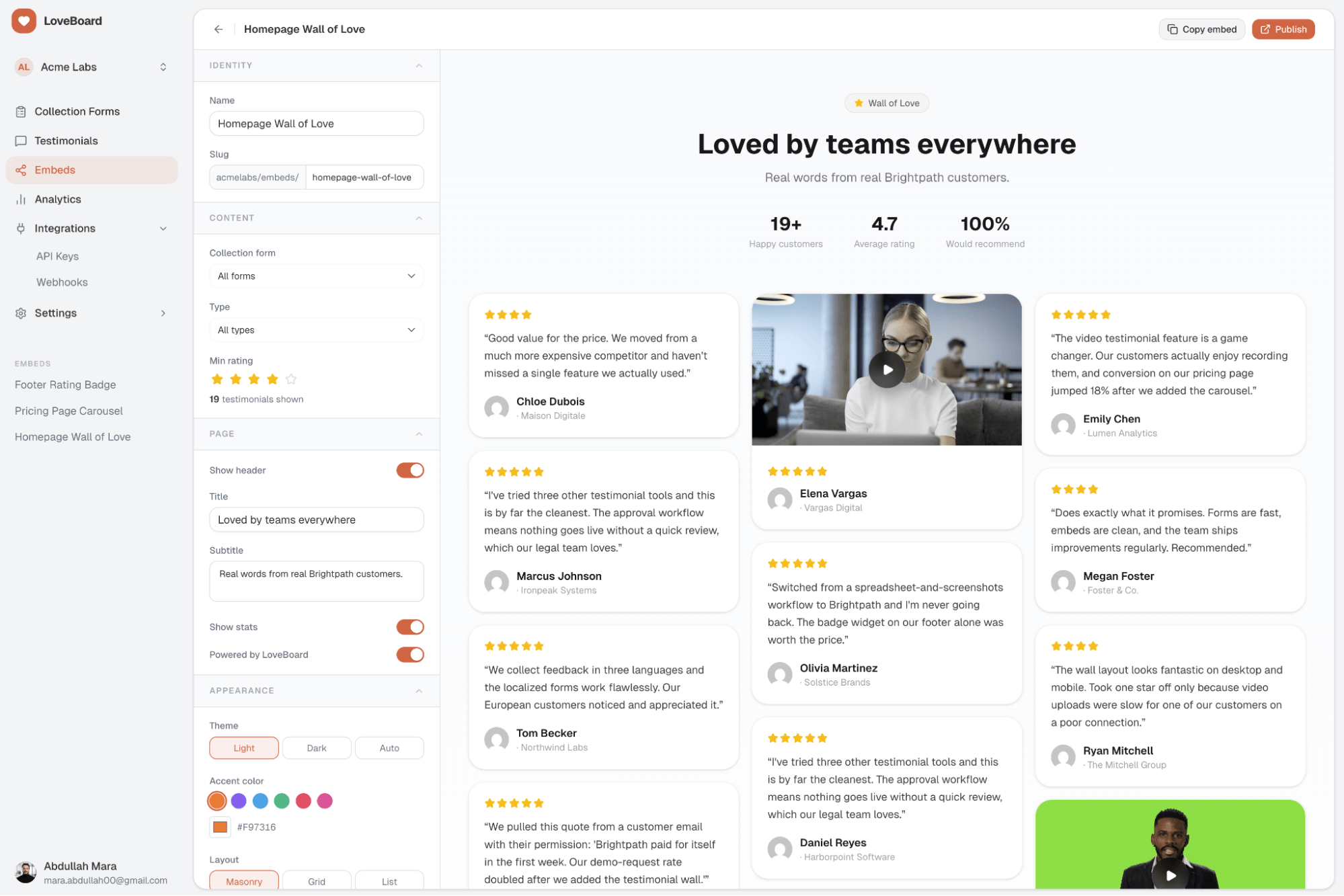 LoveBoard Screenshot