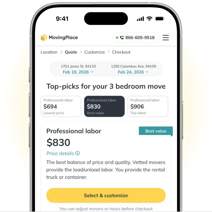 MovingPlace Screenshot