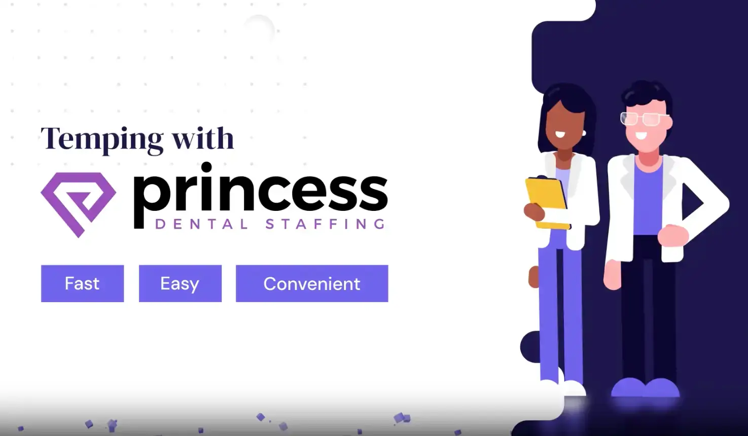 Princess Dental Staffing Screenshot