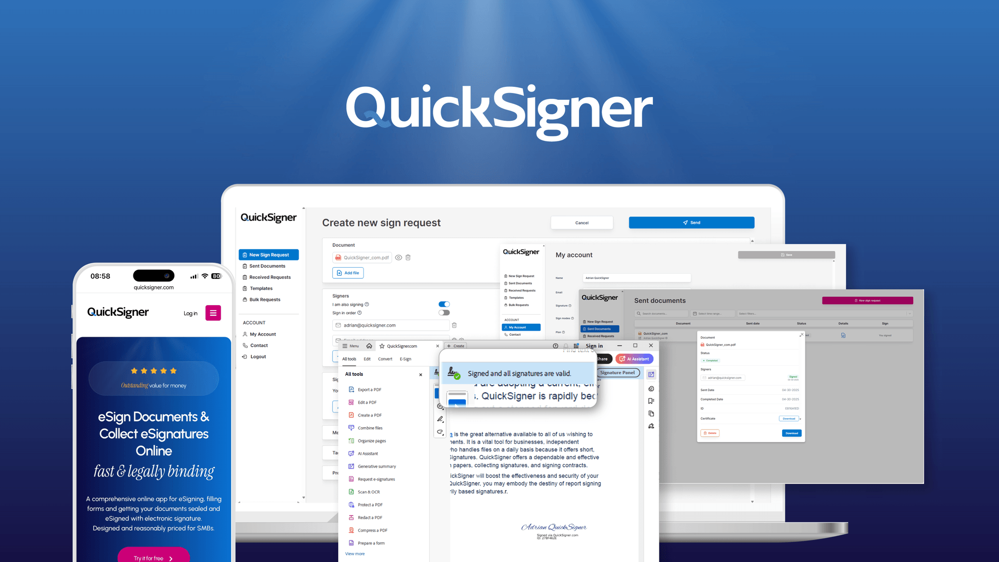 QuickSigner Screenshot
