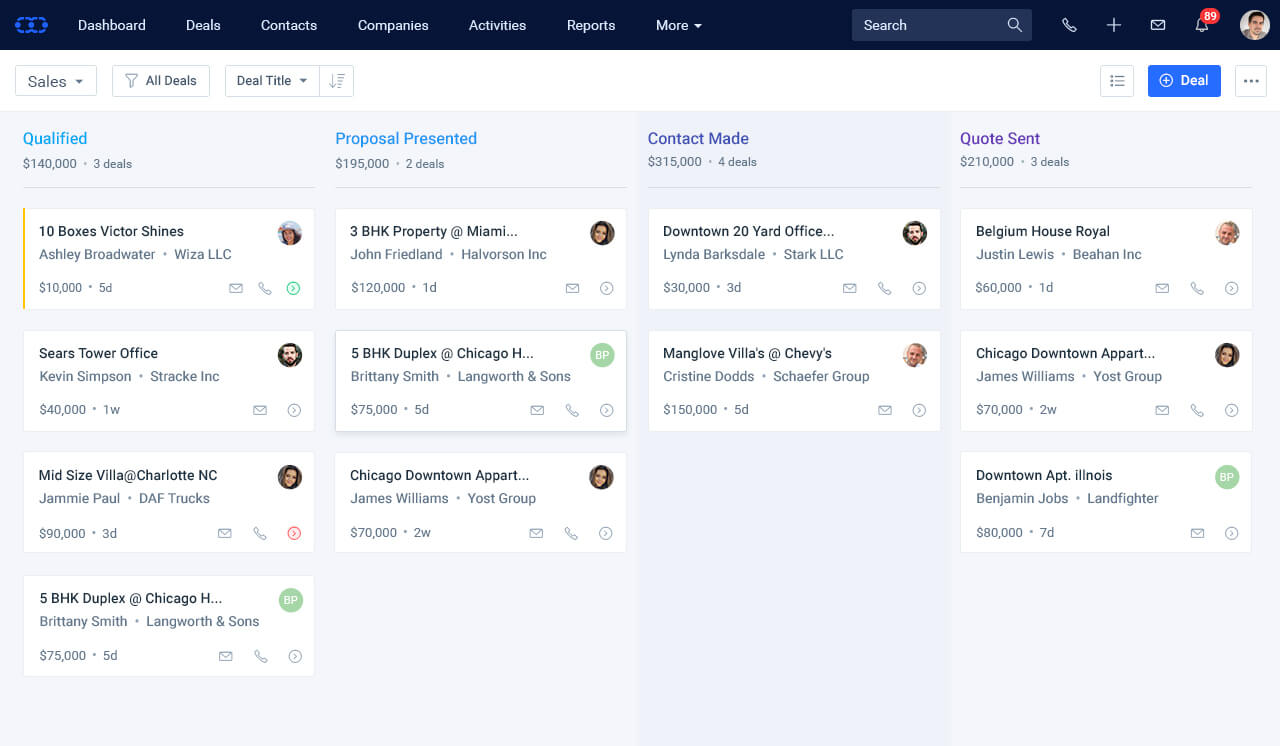 Salesmate Screenshot