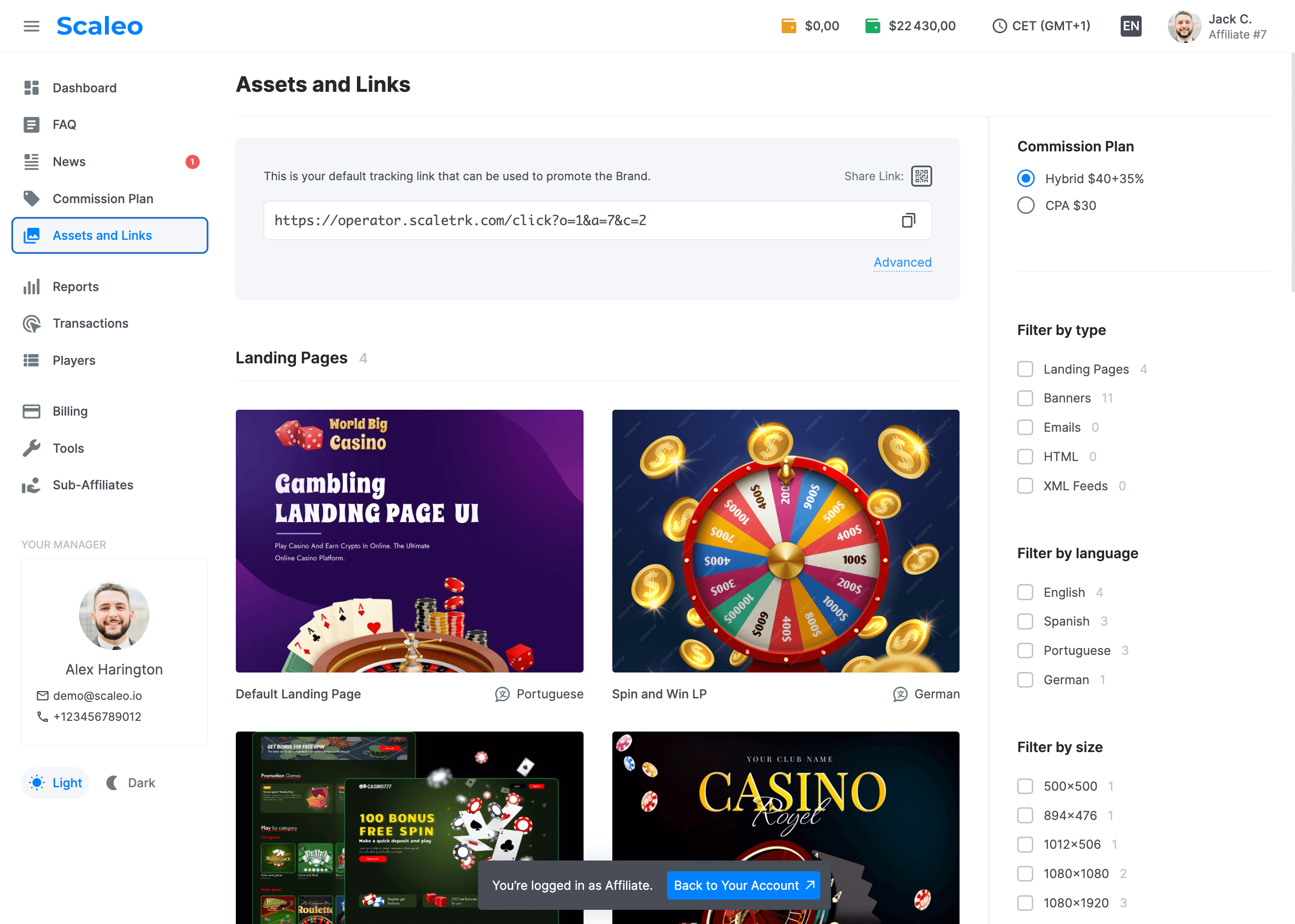 Scaleo Screenshot