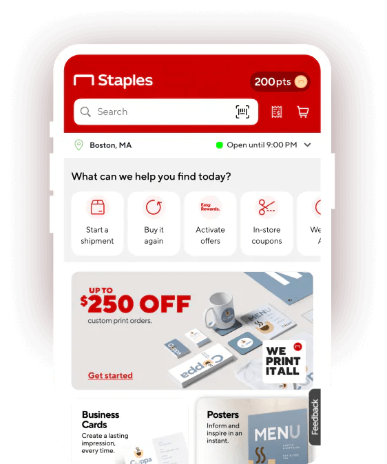 Staples Screenshot
