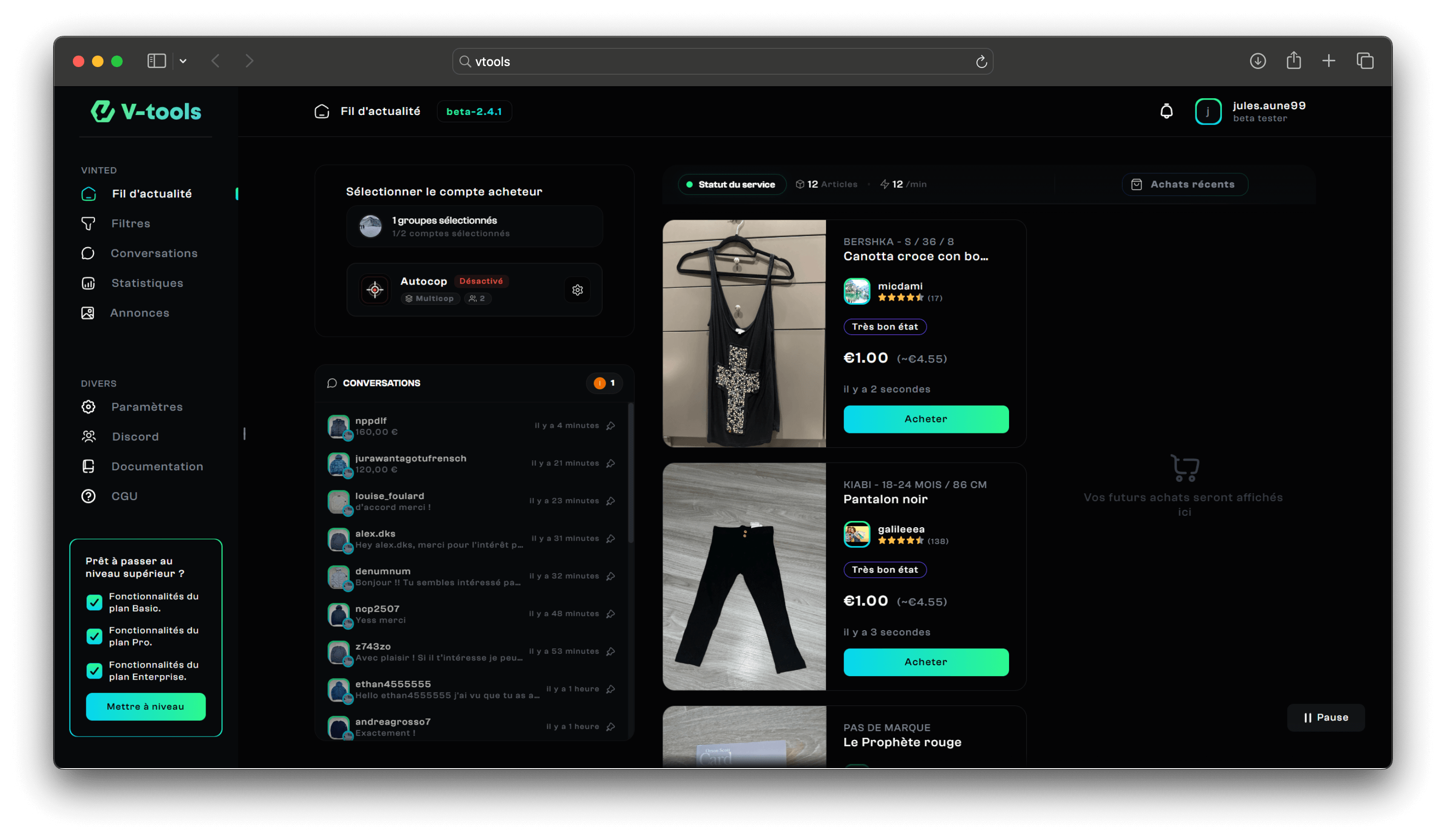 V-tools Screenshot