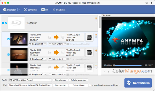 AnyMP4 Blu-ray Ripper 8.0.93 for mac download free