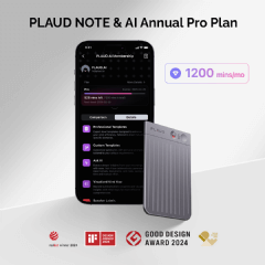 PLAUD NOTE & AI Annual Pro Plan