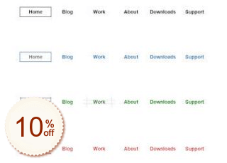 Animated Line Menu Rabatt Gutschein-Code
