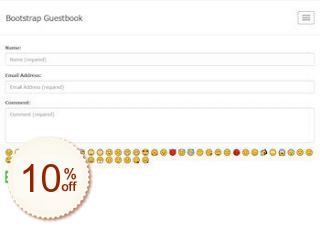 Bootstrap Guestbook Rabatt Gutschein-Code