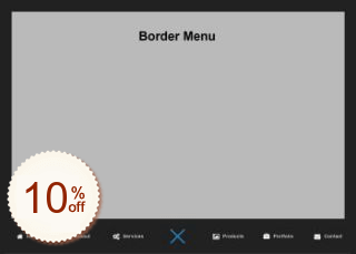 Border Menu Rabatt Gutschein-Code