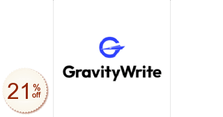 GravityWrite Discount Coupon Code