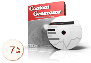 GSA Content Generator Rabatt Gutschein-Code