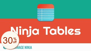 Ninja Tables Rabatt Gutschein-Code