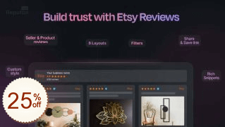 Reputon Etsy Reviews Discount Coupon Code
