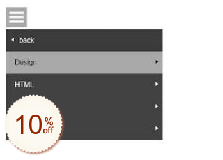 Responsive Multi Level Menu Rabatt Gutschein-Code