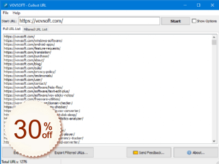 Vovsoft Collect URL Rabatt Gutschein-Code