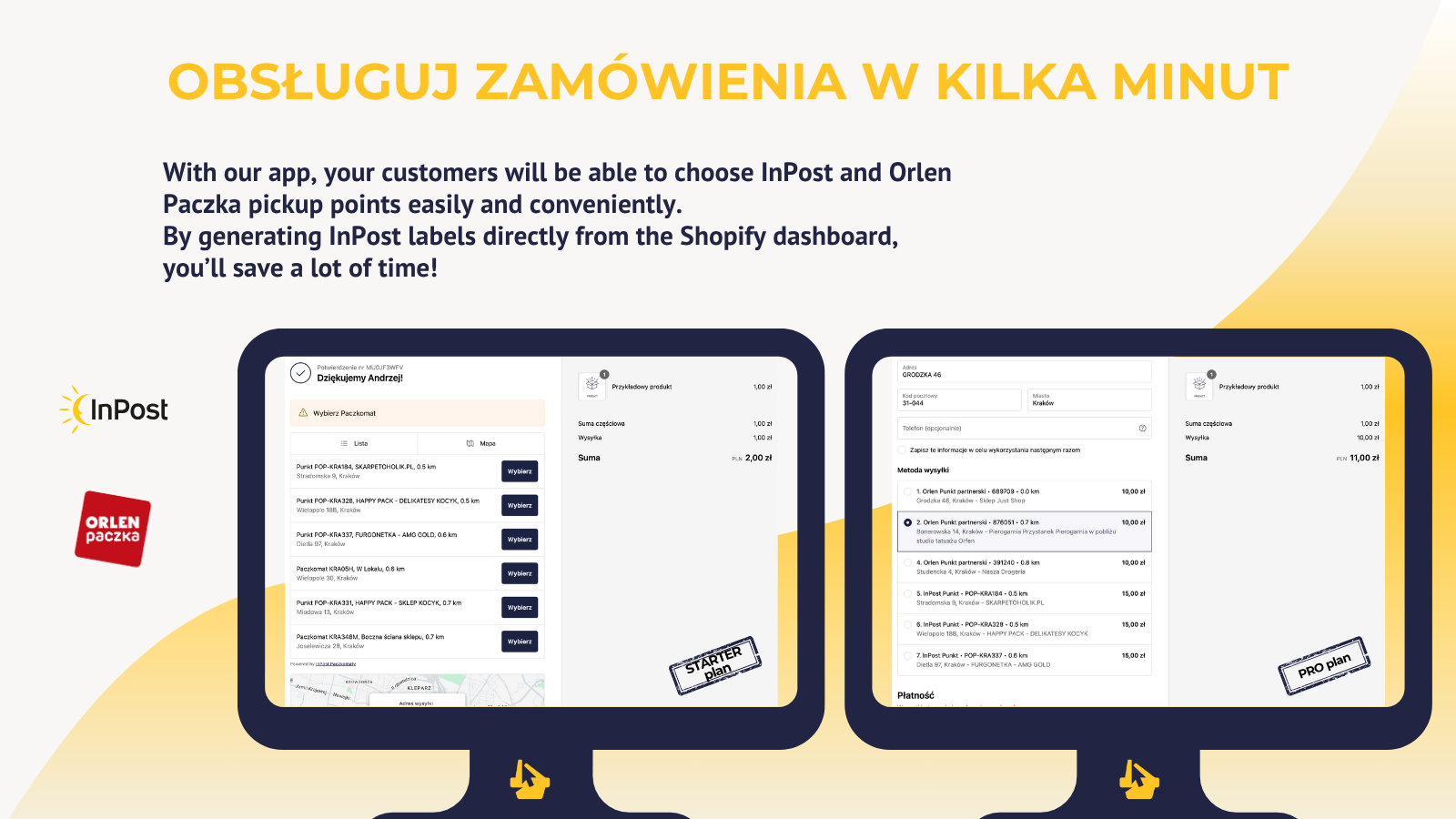 InPost Paczkomaty Orlen Paczka Screenshot