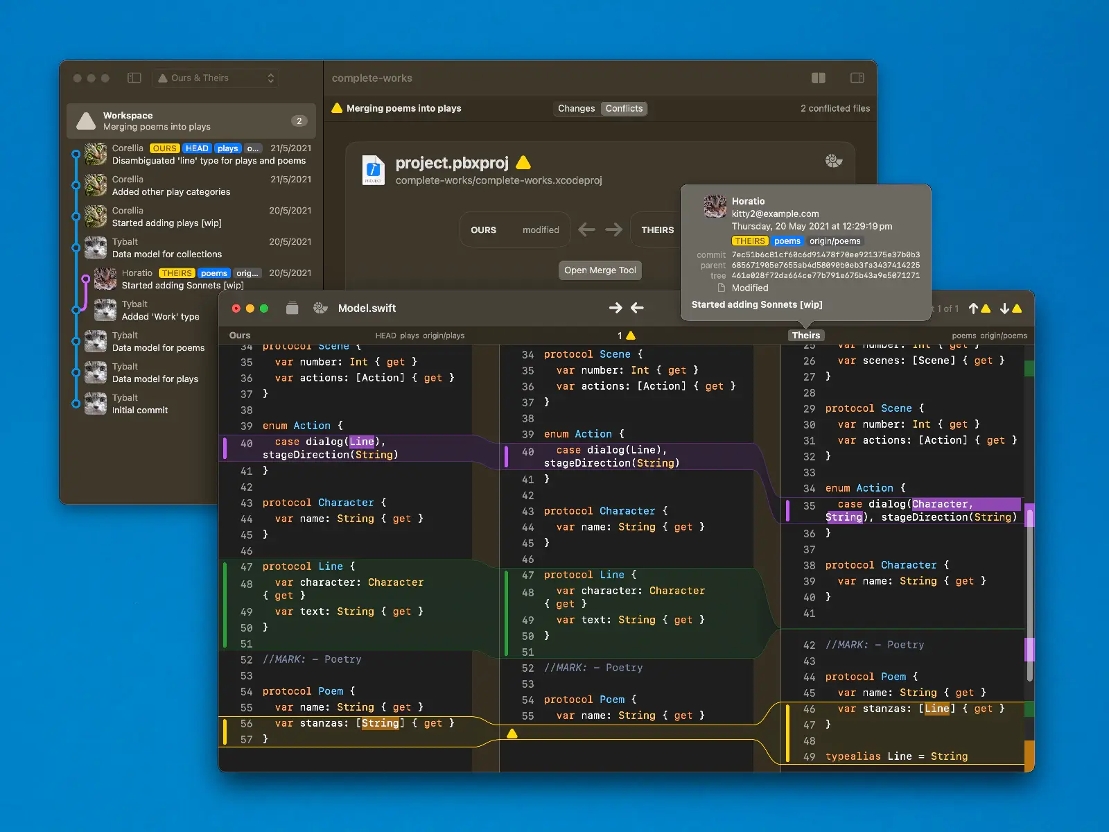 JuxtaCode Screenshot