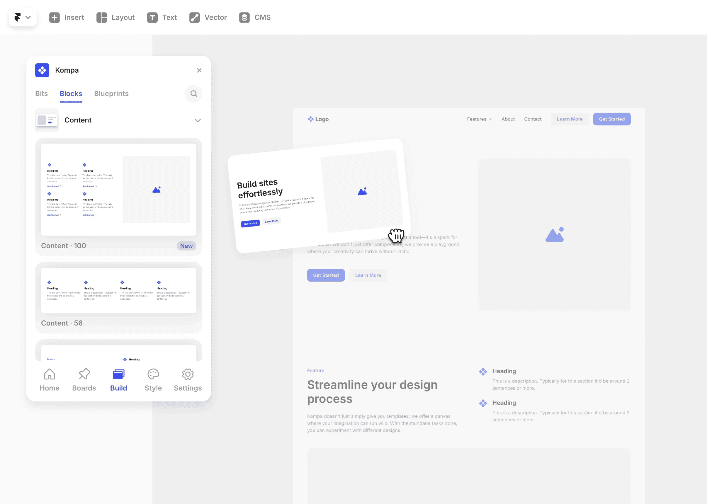 Kompa Design Screenshot