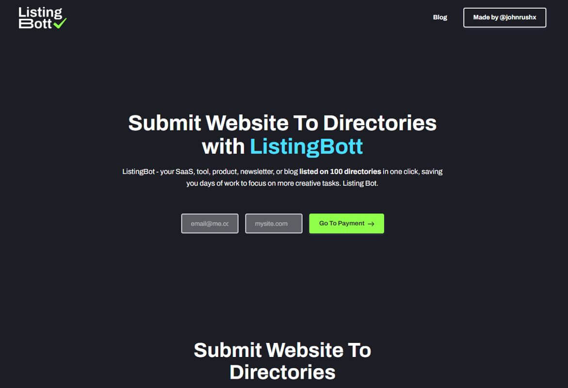 ListingBott Screenshot