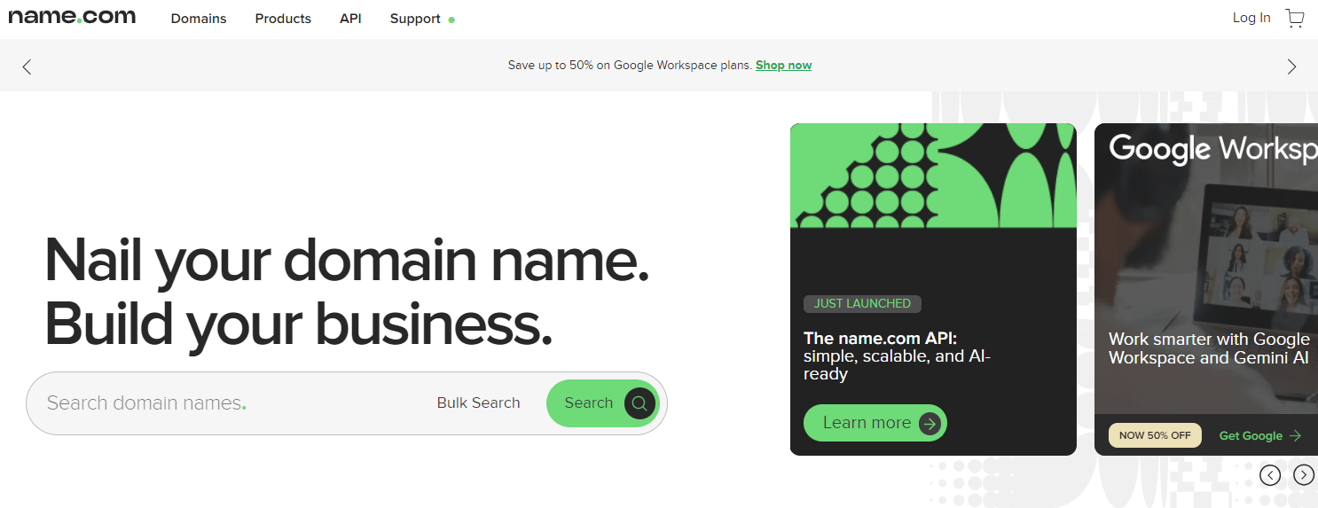 Name.com Screenshot
