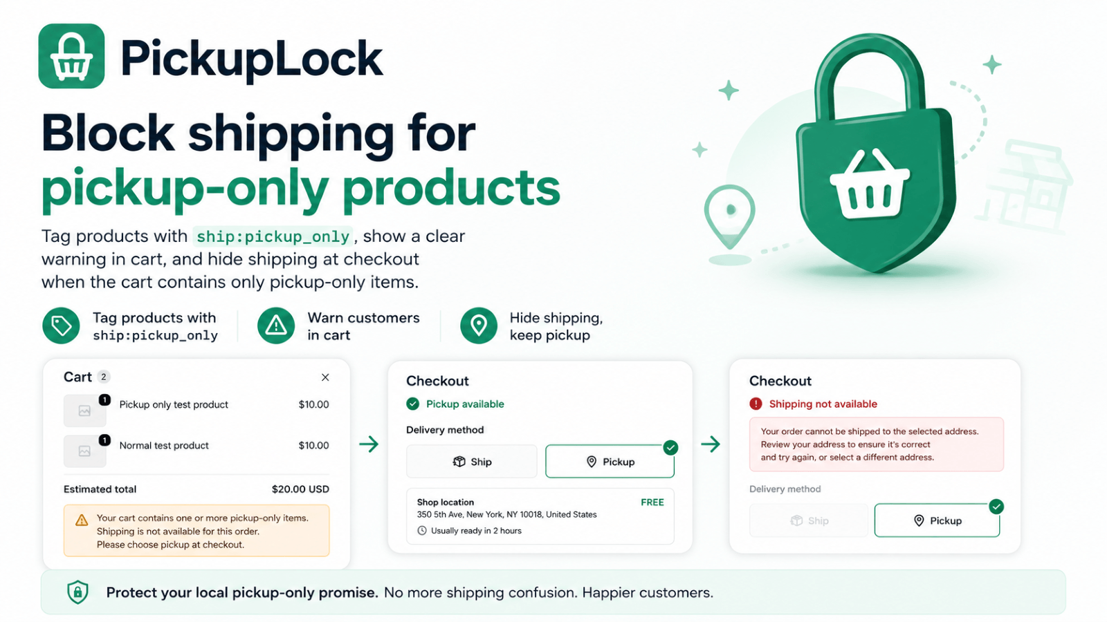 PickupLock Screenshot