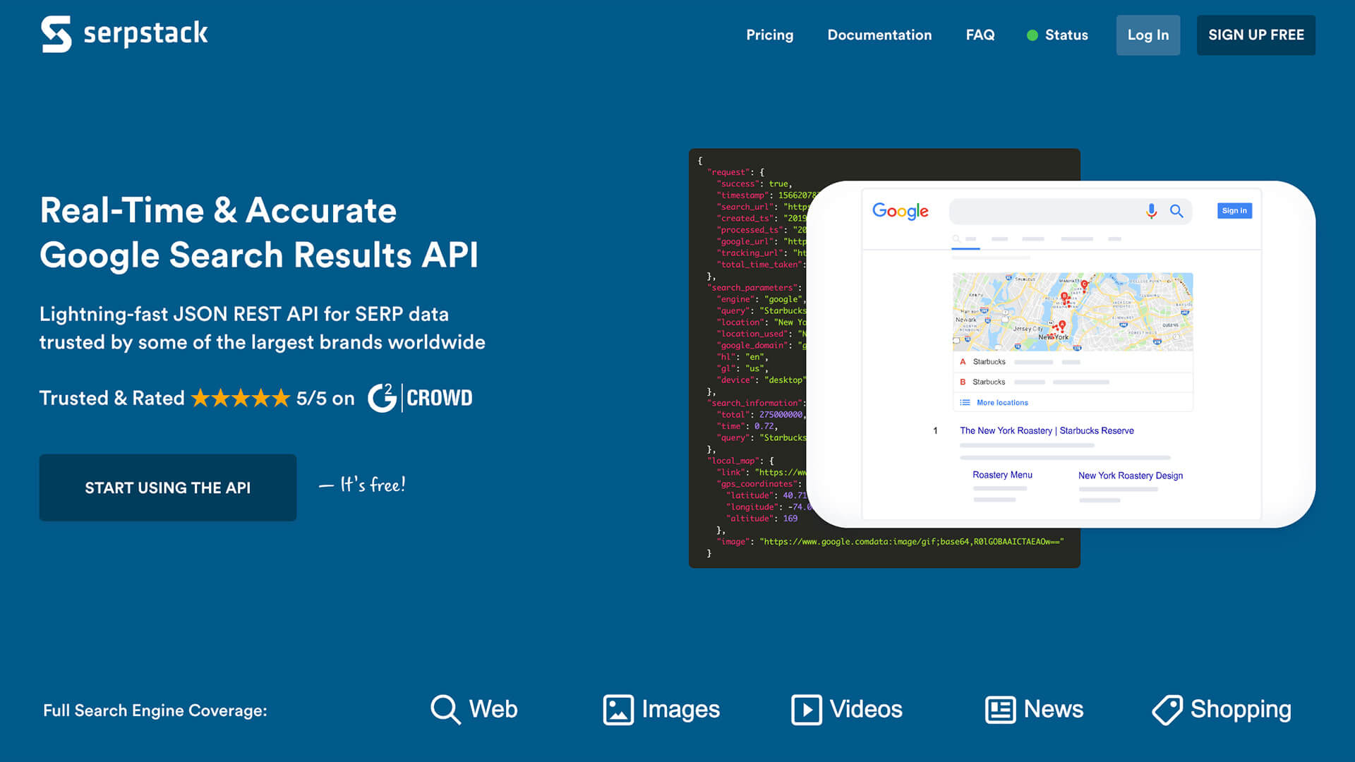Serpstack Screenshot