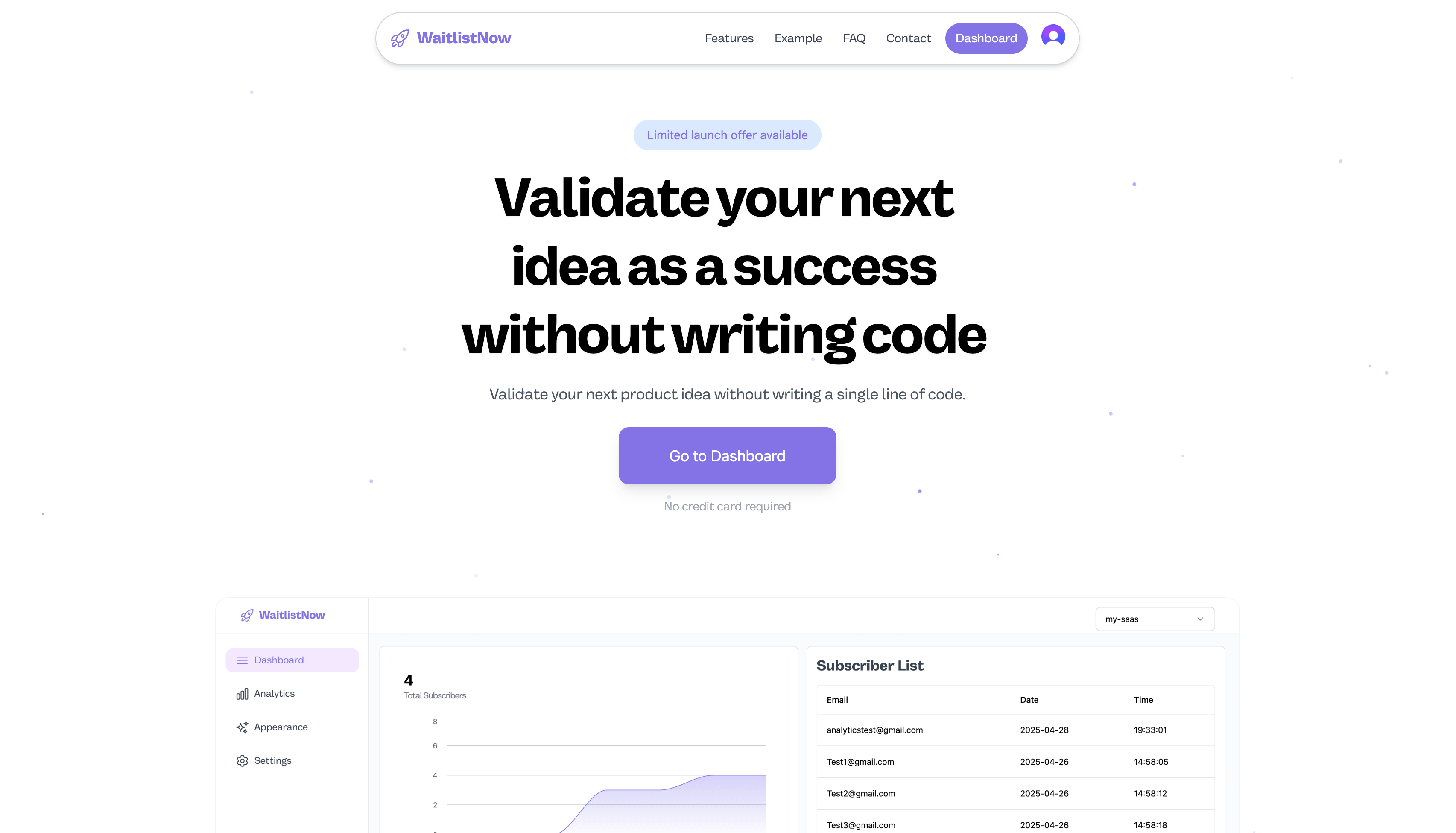 WaitlistNow Screenshot