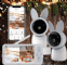 Arenti AinAnny 2K-UHD-Video-Babymonitor mit schwenkbarem und neigbarem 5-Zoll-LCD-Bildschirm