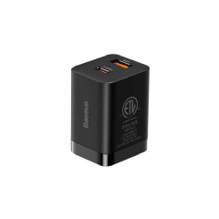 Baseus Super Si Pro Schnellladegerät mit zwei Anschlüssen 30 W