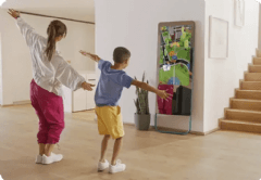Interaktiver Fitnessspiegel