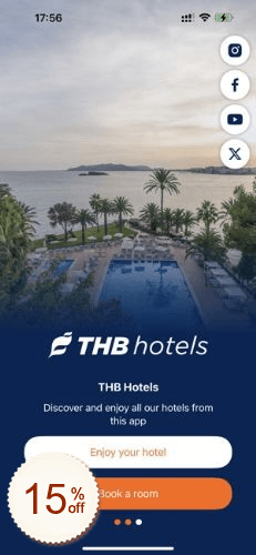 THB Hotels Rabatt Gutschein-Code