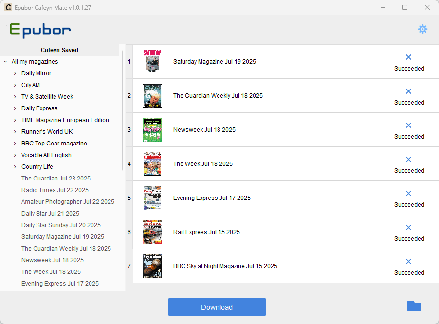 Epubor Cafeyn Mate Screenshot
