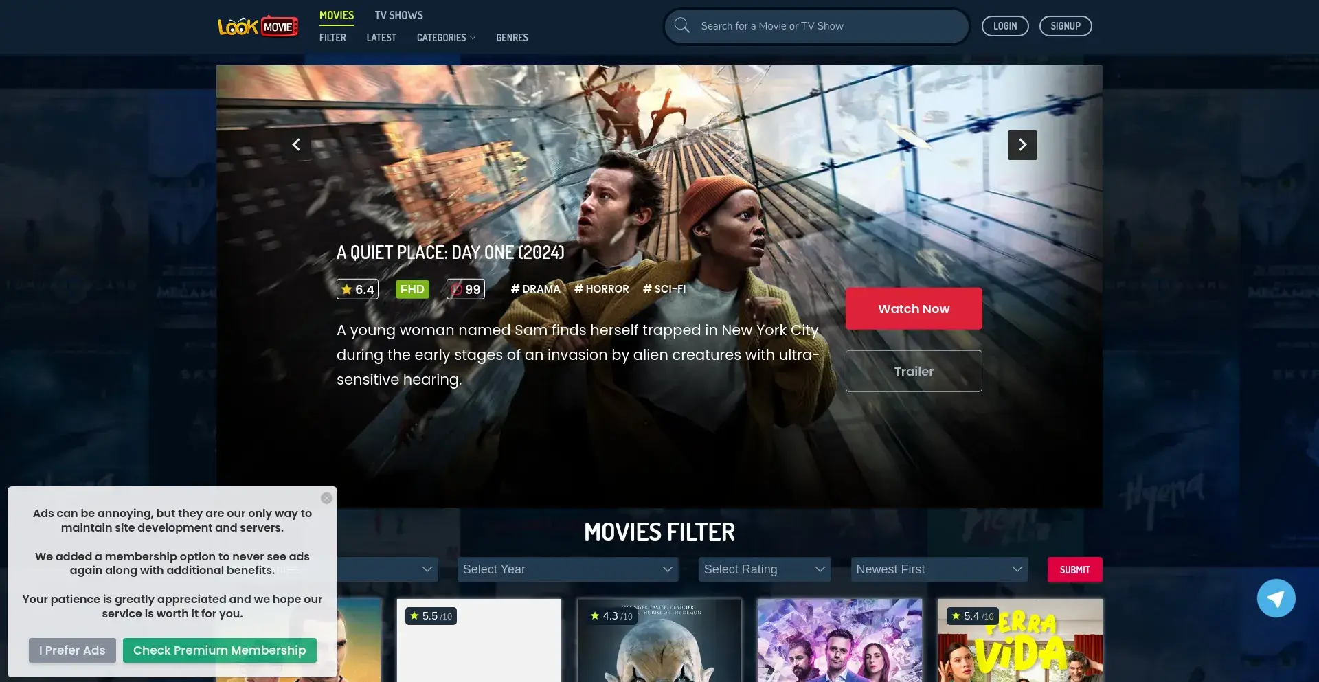 lookmovie2 Screenshot