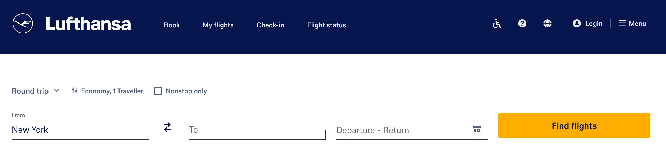 Lufthansa Screenshot