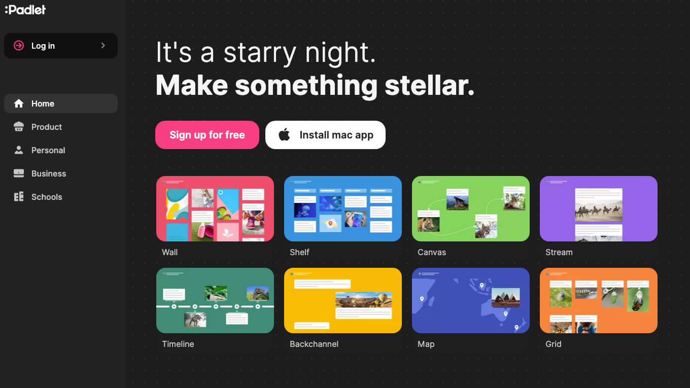 Padlet Screenshot